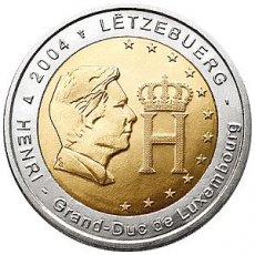 Luxemburg 2 Euro 2004, Monogram, FDC