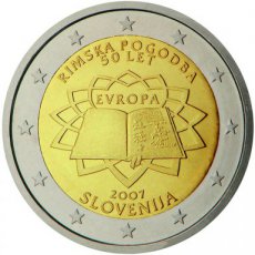 Slovenië 2 Euro 2007, Verdrag van Rome, FDC