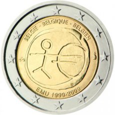 België 2 Euro 2009, EMU 10 Jaar Euro, FDC