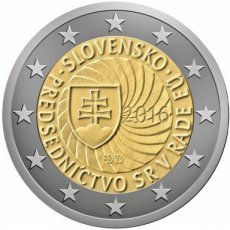 16-SLK-2E Slowakije 2 Euro 2016, Voorzitterschap Van de Europese Unie, FDC