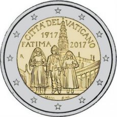 Vatikaan 2 Euro 2017, Fatima, FDC
