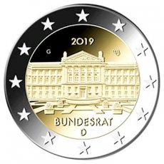 Duitsland 2 Euro 2019, Bondsraad, FDC