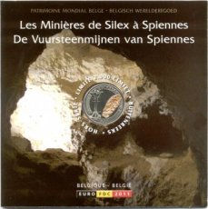 België, BU Euro Muntenset 2011 in blister, Morin MS 60 Kleur, B.UNC