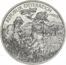 TCH/0105 Austria, 10 Euro Silver 2010 Kaiser Karl, UNC