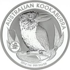 Australia, 1 Dollar Silver 2012 Kookaburra, KM 1692, B.UNC