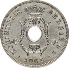Belgium, 10 Centimes 1903 FL, Morin 261, XF
