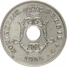 Belgium, 10 Centimes 1905 FL, Morin 265, XF