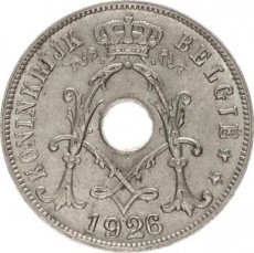 Belgium, 25 Centimes 1926 FL, Morin 330, XF